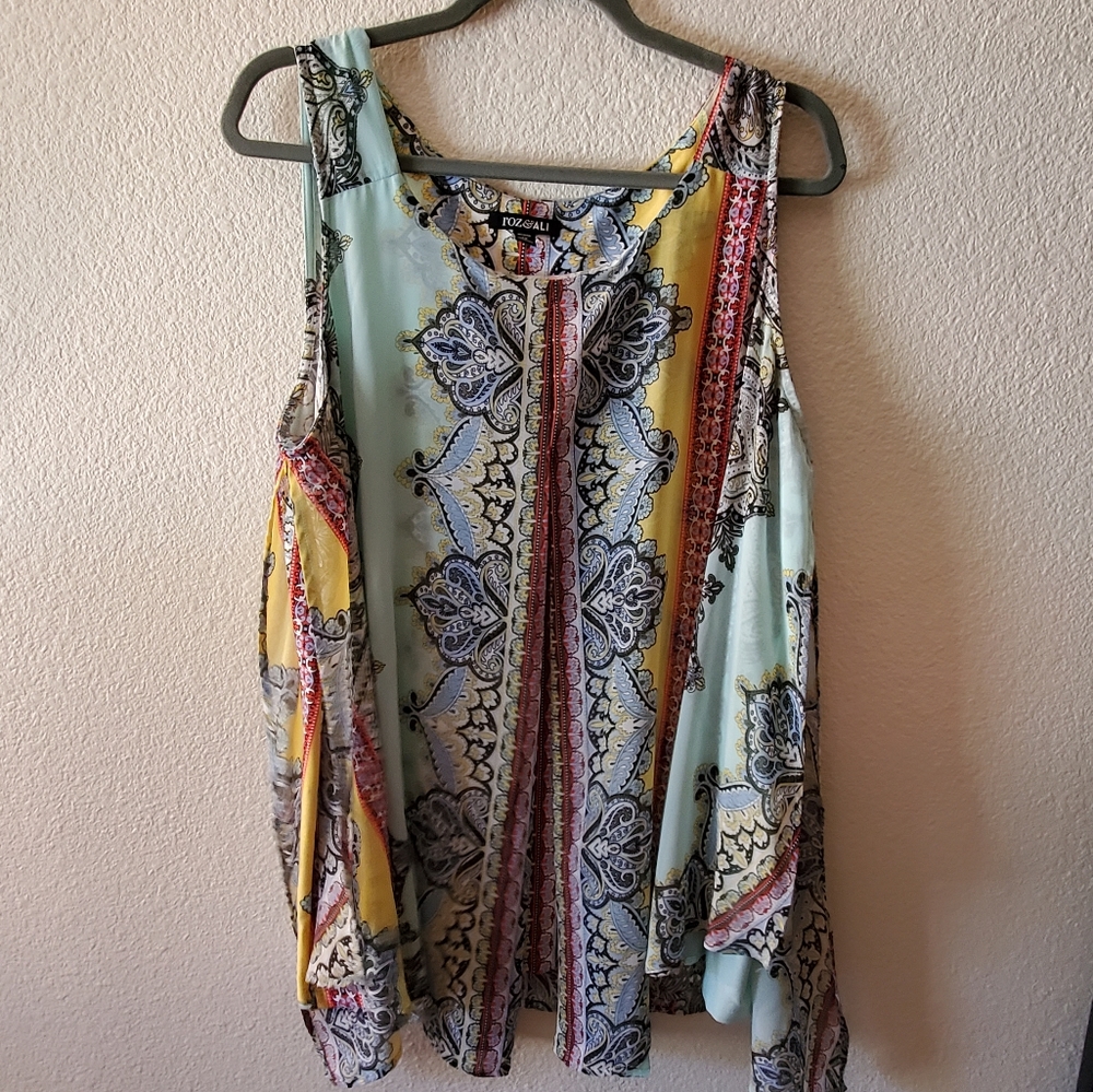 Roz & Ali 2x sleeveless blouse/top